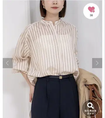 노리즈 멀티 시어 스트라이프 셔츠