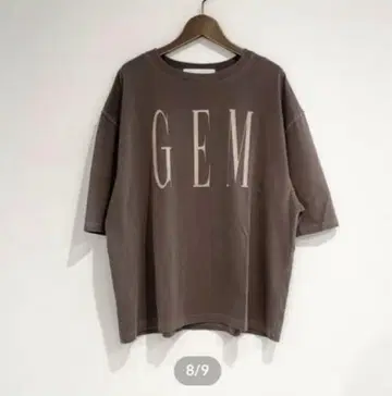 슈가 로즈 GEM 피그먼트 로고 롱 T