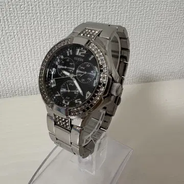 GUESS 손목시계 쿼츠 남성용 실버 U13003L1