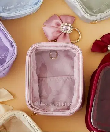 메종 드 플뢰르 EC 한정판 클리어 파우치 S