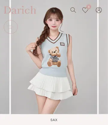 Darich D 베어 니트 베스트