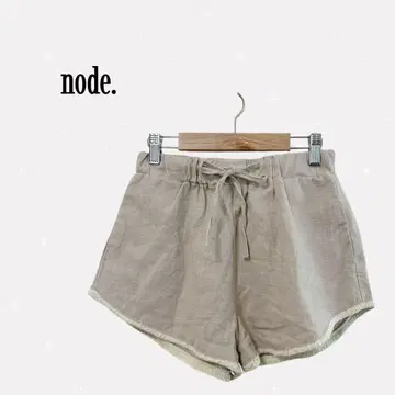 node. 숏팬츠 프린지 허리밴딩 한국 라이트 베이지 귀여운