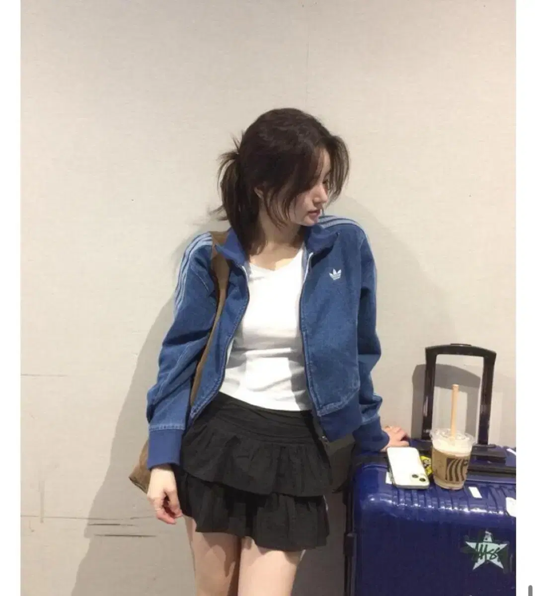 [새상품] 샵모도 바비 프릴스커트 블랙 m + 미닛뮤트 버터 캐리어택