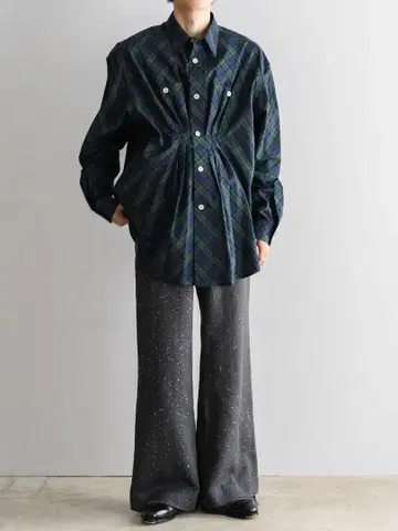 MASU 25SS 나이트 플라드 셔츠