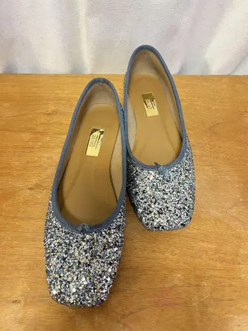 GRISE 글리터 플랫 슈즈 24.5cm