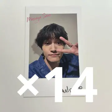 A!group 사노 아키야 폴라로이드풍 카드 14장