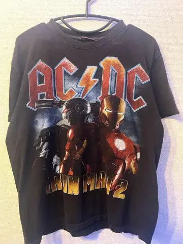 AC/DC 아이언맨 락 티셔츠