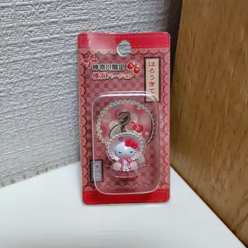 지역 키티 가나가와 한정판 요코하마 버전 빨간 신발 지퍼 마스코트
