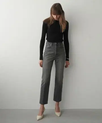 CLANE RING DENIM PANTS 반지 그레이