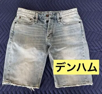 덴함 DENHAM 팬츠 데님 하프 팬츠