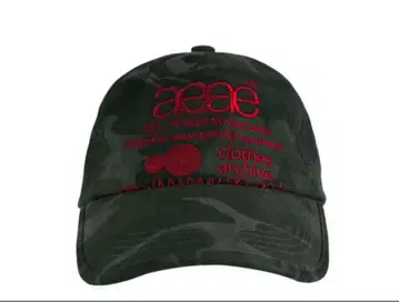 aeae 카모플라쥬 CAMO 캡 빨간색