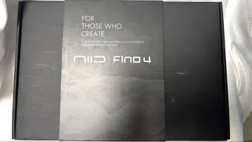[미사용 새상품] NIID FINO4 F4 블랙 니드 피노