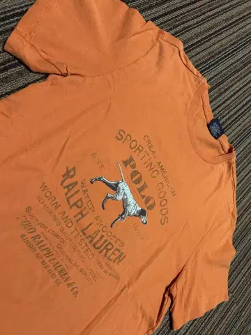 Ralph Lauren 오렌지 티셔츠