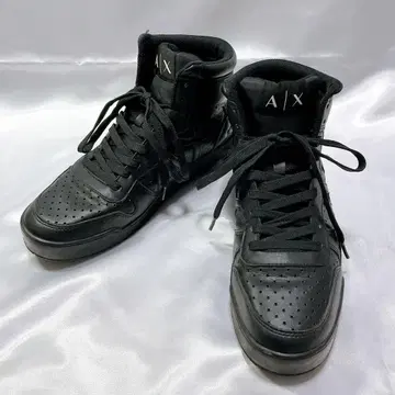 ARMANI EXCHANGE 하이컷 스니커즈 [26.0cm] AX 로고
