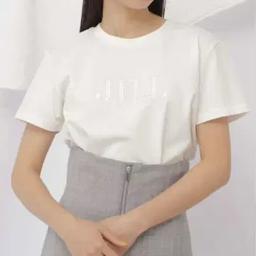 JB 오가닉 자수 로고 티셔츠 JILL by JILL STUART 로고