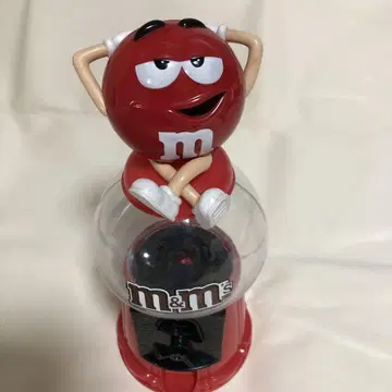 m&ms RED Candy NOVELTY 디스펜서 껌 공 머신