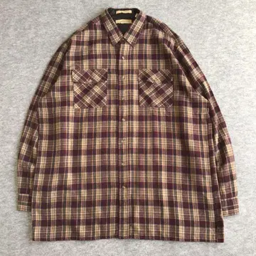 90년대 빈티지 플란넬 셔츠 2XL 아메카지