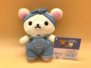 리락쿠마 데님 하우스 쿠라시키점 한정판 코리락쿠마 브로치 봉제 인형