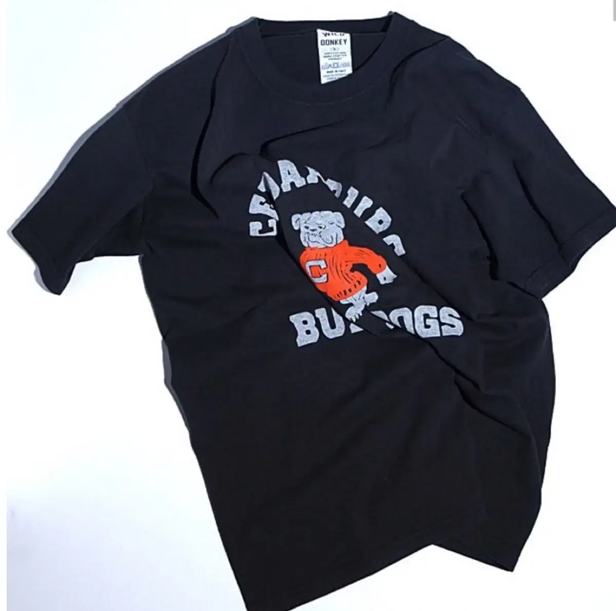 (XL) Wild Donkey Bulldog T-shirt Black