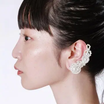 TEEENU 귀걸이 이어 커프 펄 웨딩