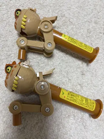 롤리팝 로봇 홀더 공룡 롤리팝 캔디 2개 세트