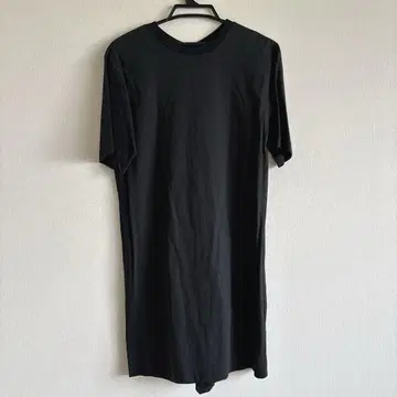 르 쉘 블루 티셔츠 원피스 튜닉 등 디자인 블랙 38