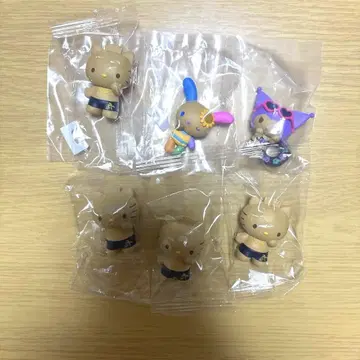 산리오 캐릭터 가챠가챠 모두 함께 바캉스 피규어