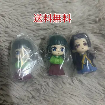 약사의 혼잣말 데포 피그 고양이 & 미토 키링 3개 세트