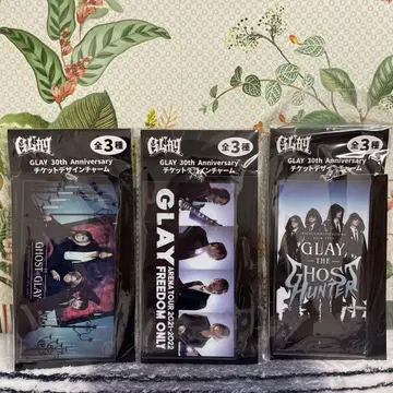 GiGO GLAY 30th Anniversary 티켓 디자인 참