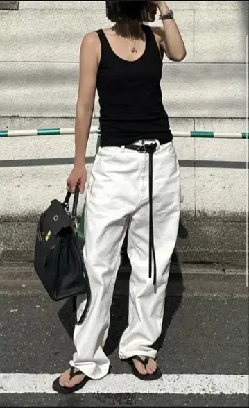 ok.soon 피카디 콜라보 사이즈 2 택 포함 페인터 팬츠