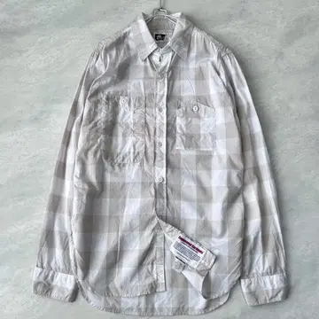 엔지니어드 가먼츠 체크 무늬 긴팔 셔츠 S 사이즈 GARMENT