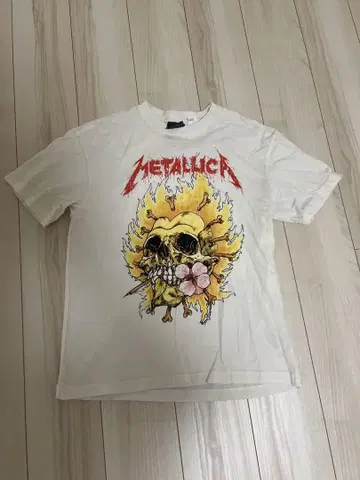 METALLICA 스컬 디자인 티셔츠