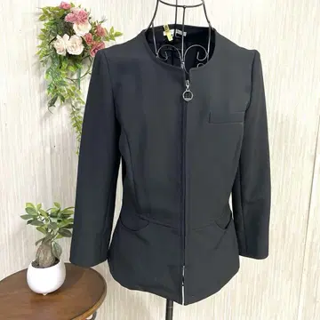 봉쉘주 노카라 블랙 자켓 9호 비즈니스 사무복