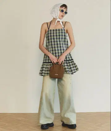 MAISONSPECIAL 내로우 스트랩 튜닉
