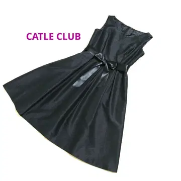 CATLE CLUB 블랙 슬리브리스 원피스 포멀 11호