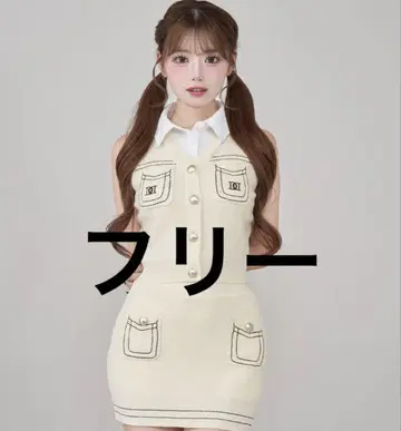 다리치 스티치 DD 로고 니트 셋업 free