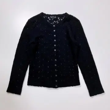 4686 agnes b. 애니에스베 가디건 스냅 버튼 레이스