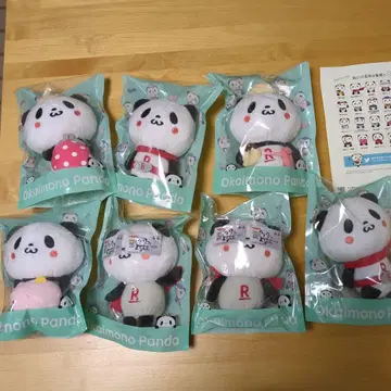 라쿠텐 팬더 봉제 인형 7종 세트