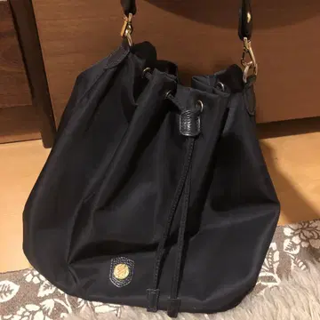 봉판티 이탈리아제 블랙 복조리 나일론 숄더백