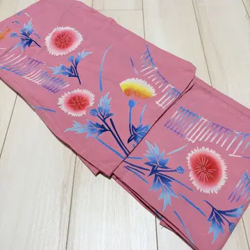 목화 유카타 아자미 패턴