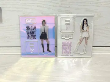 IVE SHOW WHAT i HAVE 왈츠 가울 아크릴 스탠드 흰 옷