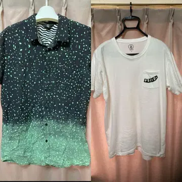 SORA 한정판! 볼콤 셔츠와 티셔츠 세트