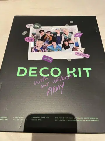 BTS 데코 키트 2022