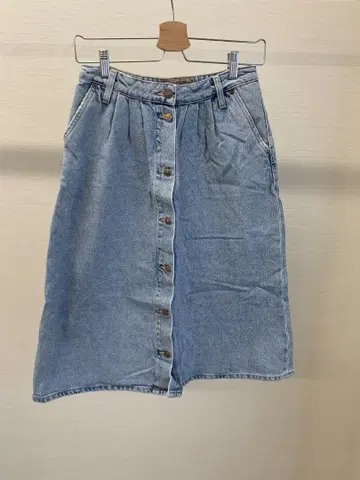 자라 Z1975 라이트 블루 데님 스커트