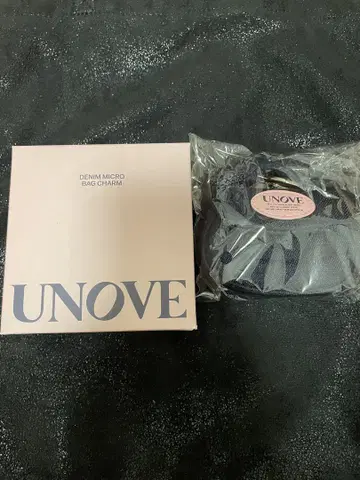 UNOVE DENIM MICRO BAG CHARM 세븐틴 민규