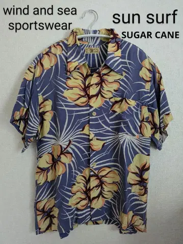 sun surf wind and sea sportswear 알로하 셔츠