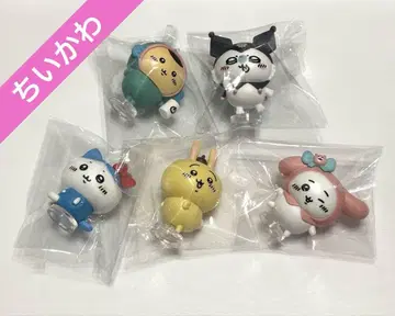 치이카와 산리오 나리키리 피규어 5종 모몽가 하치와레 토끼