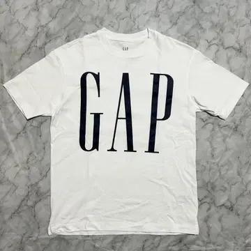 GAP 빅 로고 티셔츠 화이트 빅 로고 갭 반팔 화이트