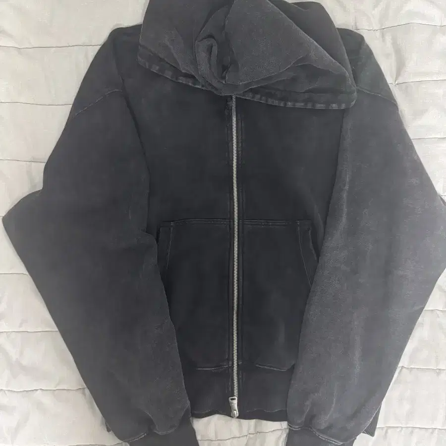 ★COOR★ Garment Dying Essential Hooded Sweatshirt (Washed C MUSINSA | COOR Garment Dying Essential Hood Zip-Up (Washed