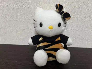 호랑이 패턴 키티 마스코트 홀더 키티